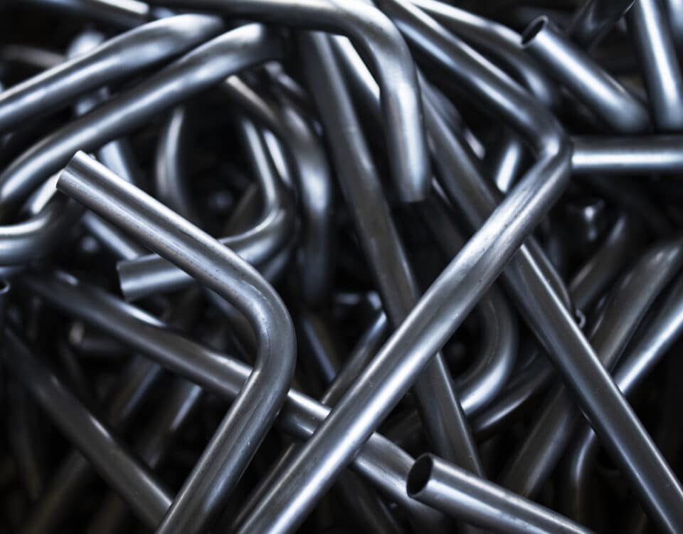 Close up of metal parts.